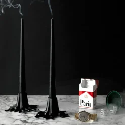 Garden Glory The Root candle holder, Black matte