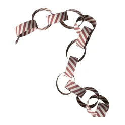 Garland striped garland, Red-white