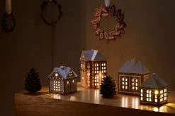 Gingerbread Christmas wreath Ø18.5 cm, Brown
