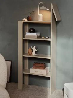 Giraffe bookshelf 69x140 cm, Cashmere