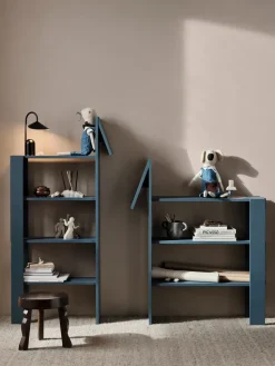 Giraffe bookshelf 69x140 cm, Dark Blue