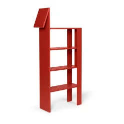 Giraffe bookshelf 69x140 cm, Poppy Red