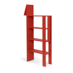 Giraffe bookshelf 69x140 cm, Poppy Red