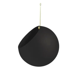 GLOBE hanging pot Ø21 cm h32 cm, Black