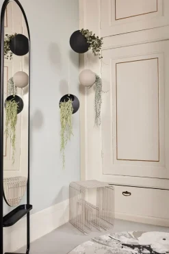 GLOBE hanging pot Ø21 cm h32 cm, Black