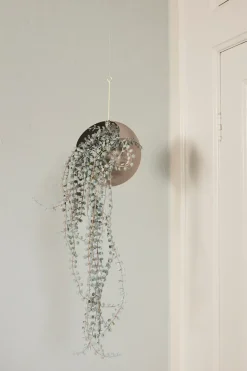 GLOBE hanging pot Ø21 cm h32 cm, Taupe