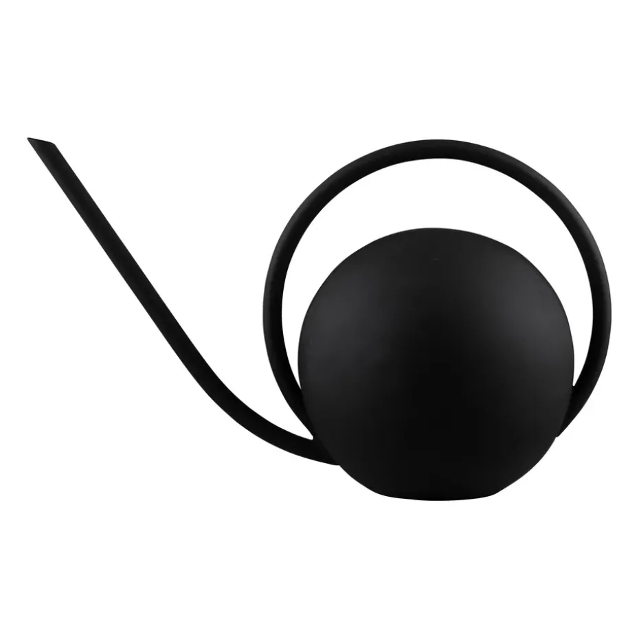 Globe watering can 34 cm, Black