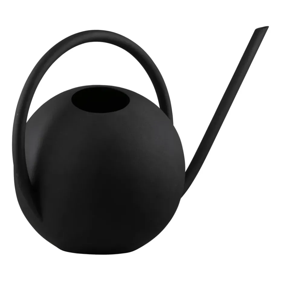 Globe watering can 34 cm, Black