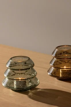 Gran 12 tealight holders, Green