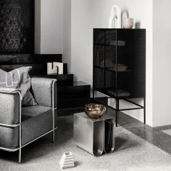Grid cabinet, Beige
