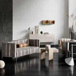 Grid side table, Black