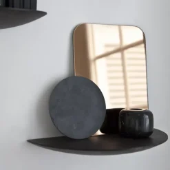Gridy Fungi shelf black, medium
