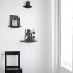 Gridy Fungi shelf black, small