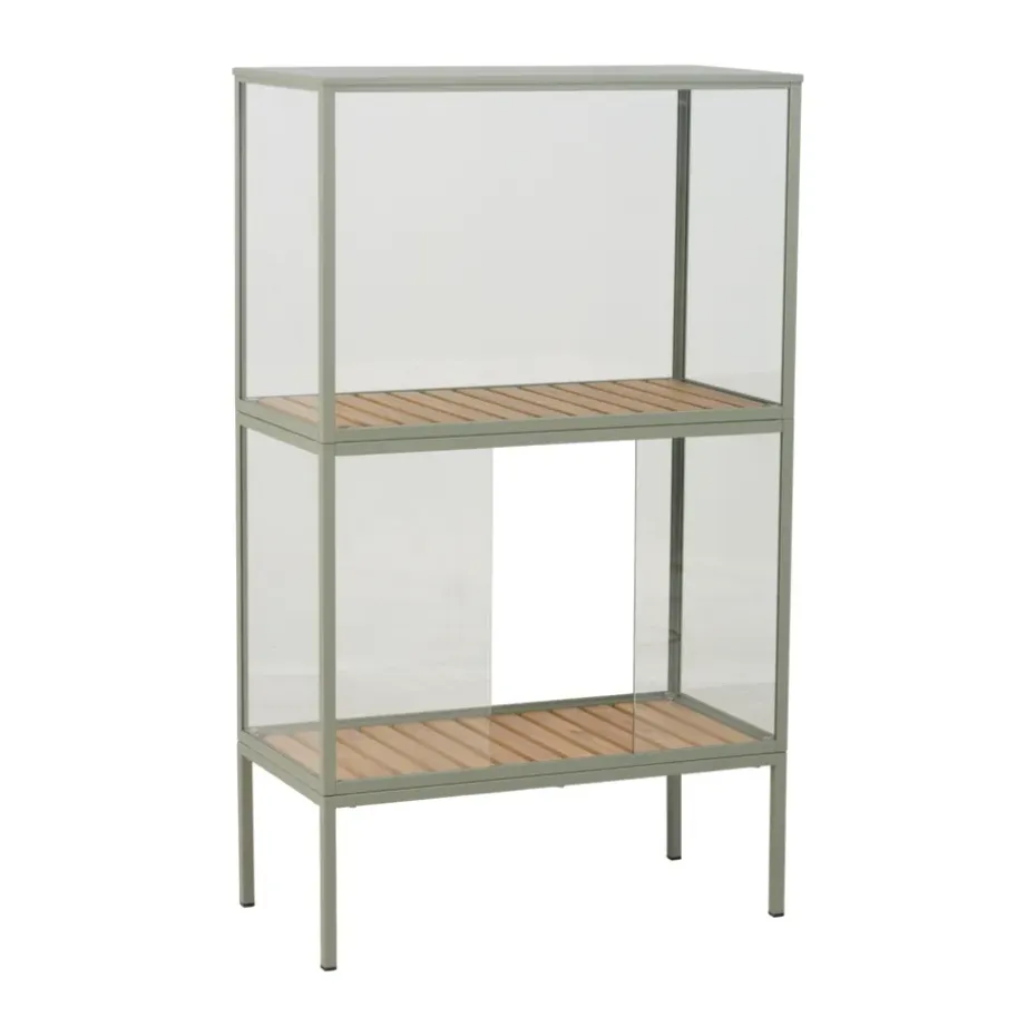 Grower Greens plant cabinet, Dusty green, 81x137 cm