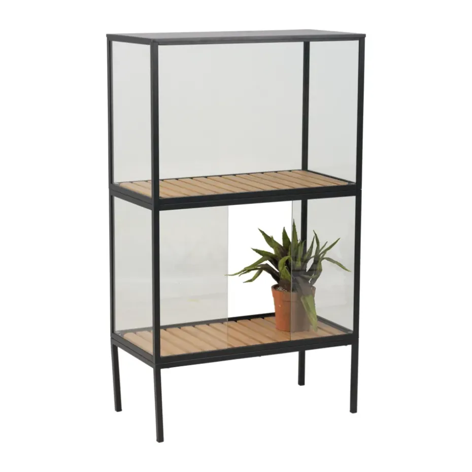 Grower Greens plant cabinet, Black, 81x137 cm