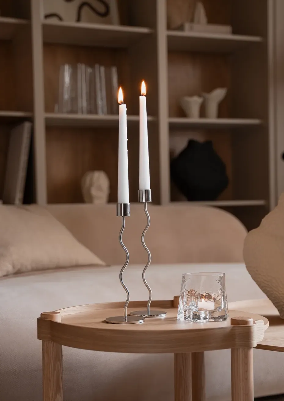 Gry Candle Lantern Ø11 cm, Clear