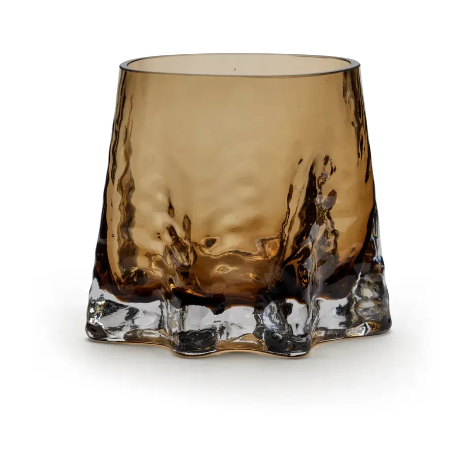 Gry Candle Lantern Ø11 cm, Cognac