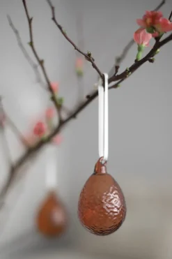 Gry egg Easter pendant 2-pack, Cognac