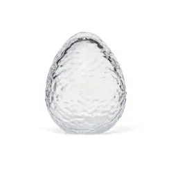 Gry standing egg 12 cm, Clear