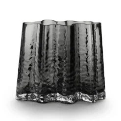 Gry wide vase 19 cm, Smoke