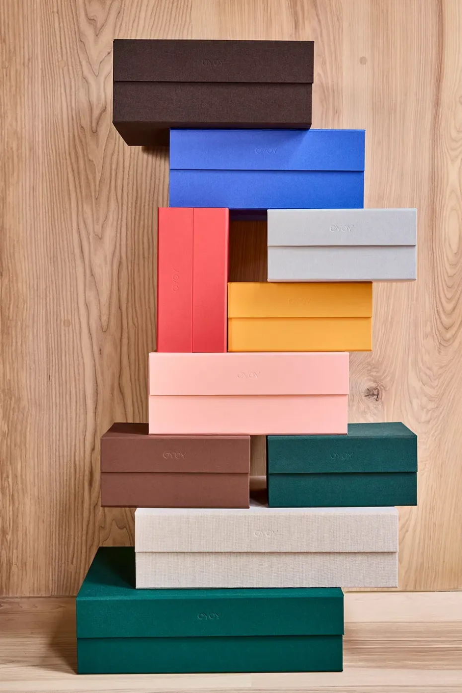 Hako storage box A4, Coral