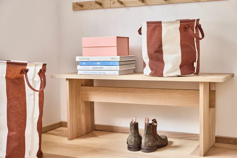 Hako storage box A5, Coral