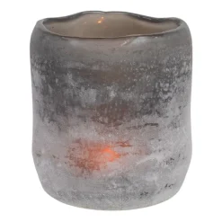 Halde lantern 12 cm, grey