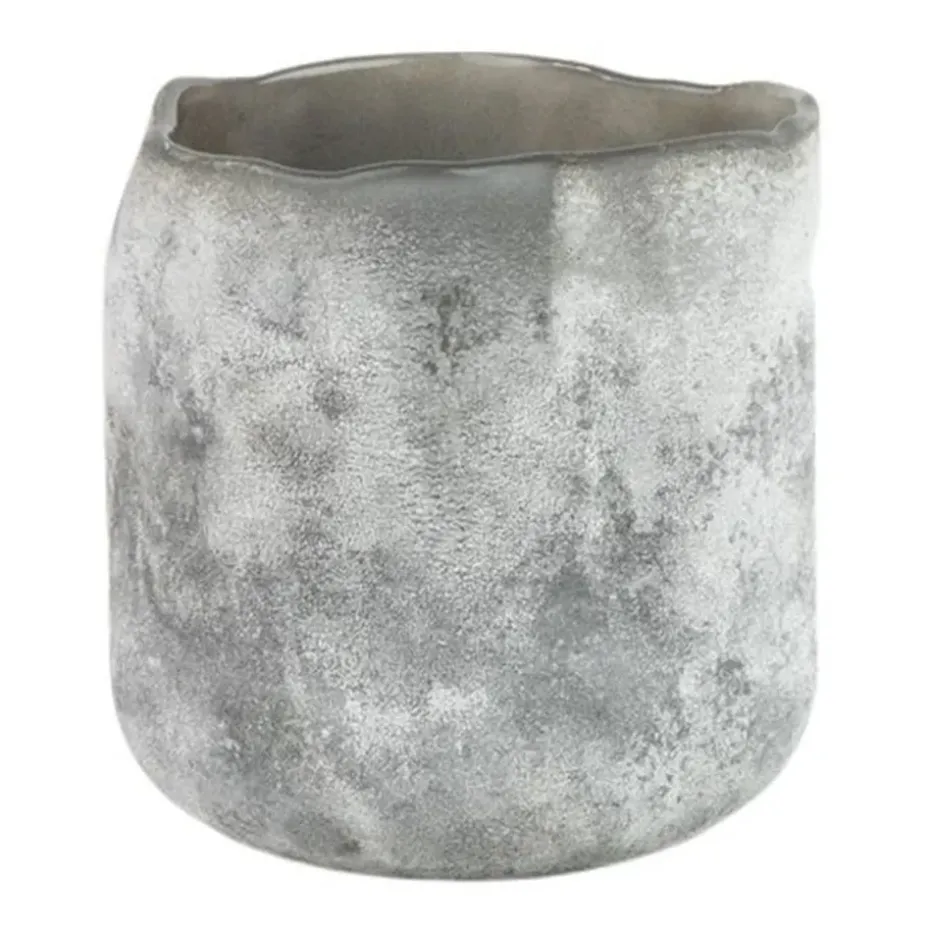 Halde lantern 10 cm, grey