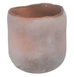 Halde lantern 8 cm, grey