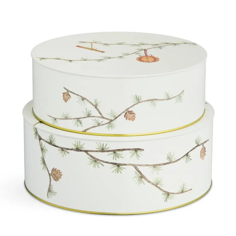 Hammershøi Christmas storage jar 2-pack, White