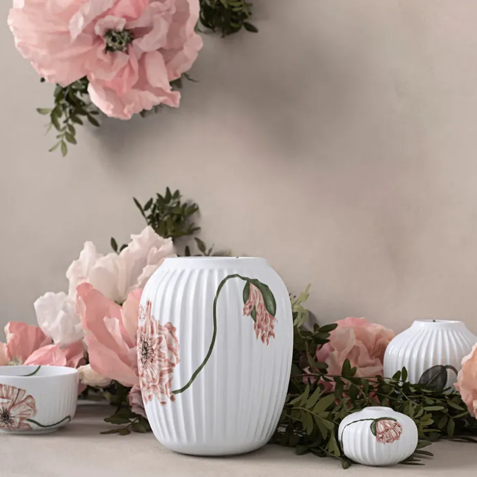 Hammershøi Poppy candle sticks Ø7.5 cm, white