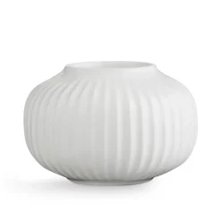 Hammershøi tea light holder medium, white