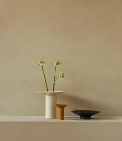 Hana vase Ø27x7 cm, Umber