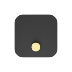 Hang in There wall hanger, Black-brass