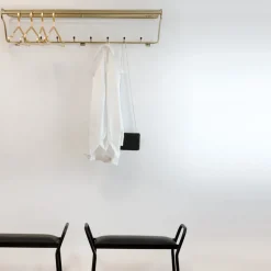Hat Rack L, brass