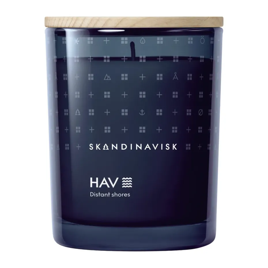 Hav scented candle with lid, 200 g