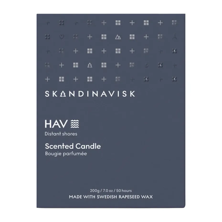 Hav scented candle with lid, 200 g