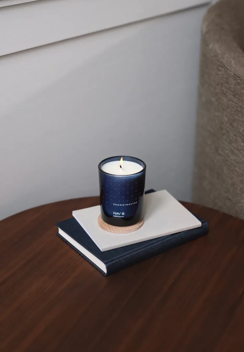 Hav scented candle with lid, 200 g