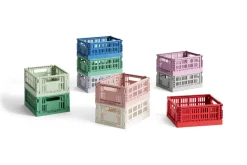HAY Colour Crate Mini 2-pack 13x17 cm, Dusty rose