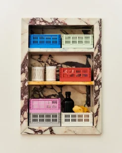 HAY Colour Crate Mini 2-pack 13x17 cm, Off white