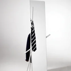 Hayman floor mirror, White