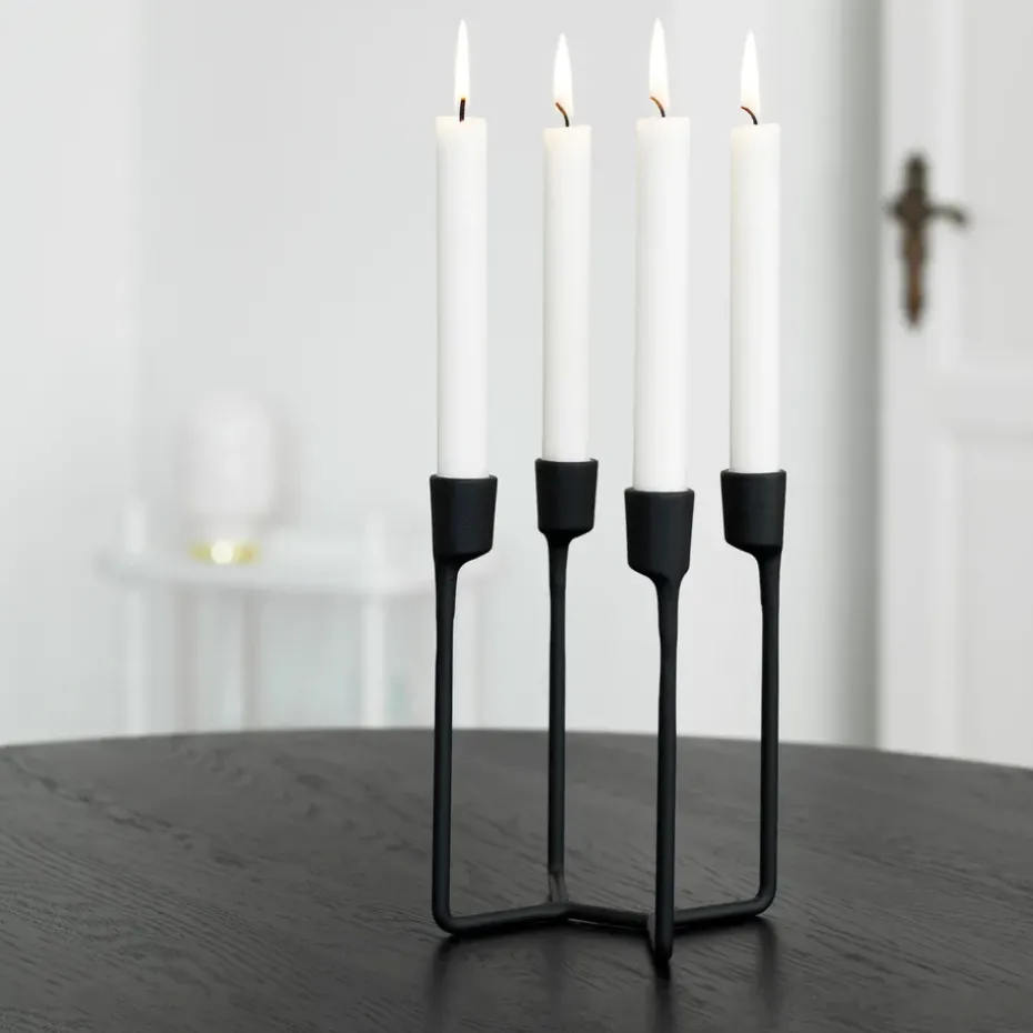 Heima candleholder, black