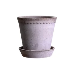 Helena flower pot Ø10 cm, grey