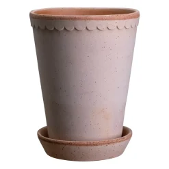 Helena flower pot high Ø14 cm, pink