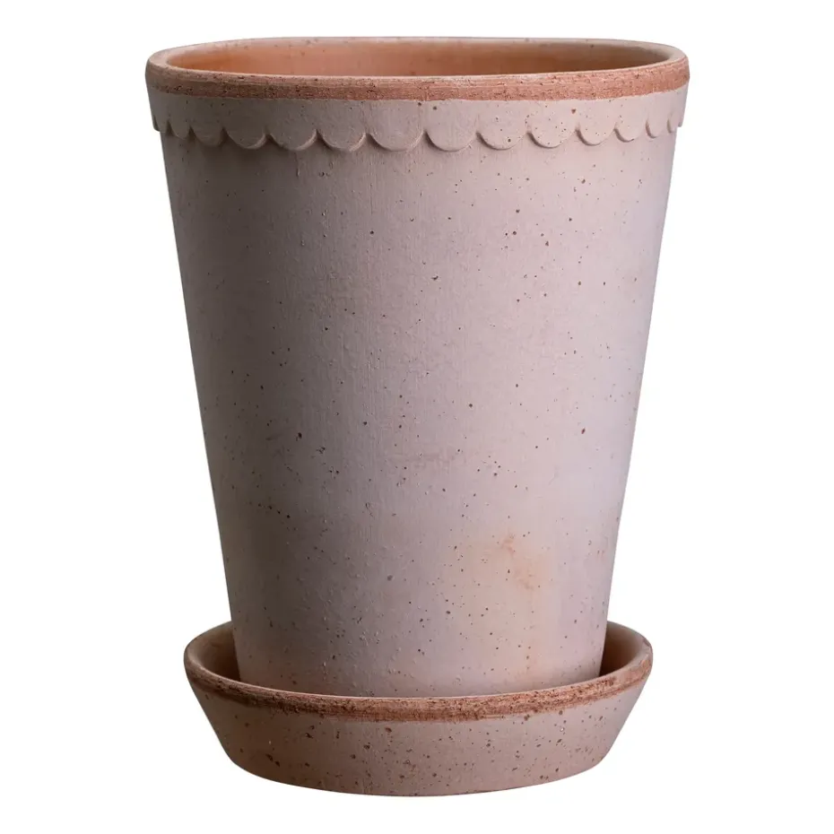 Helena flower pot high Ø14 cm, pink