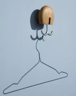 Hercule wall hook, Oiled oak