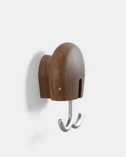 Hercule wall hook, Oiled walnut