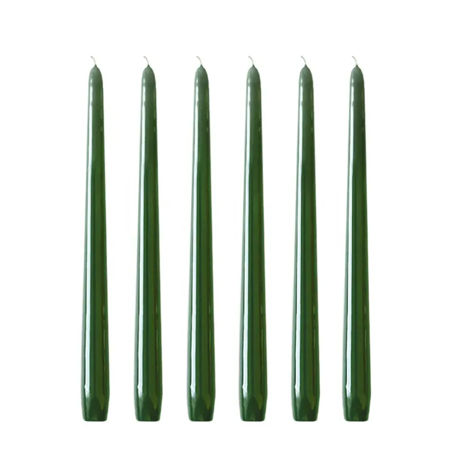 Herrgårdsljus candles 30 cm 6-pack , Dark green