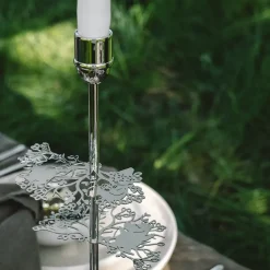 Hilke X Moomin No.2 candle holder, Nickel-plated brass