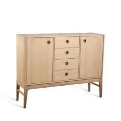 Höllviken sideboard, oak white pigmented